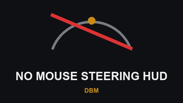 No Mouse Steering HUD preview
